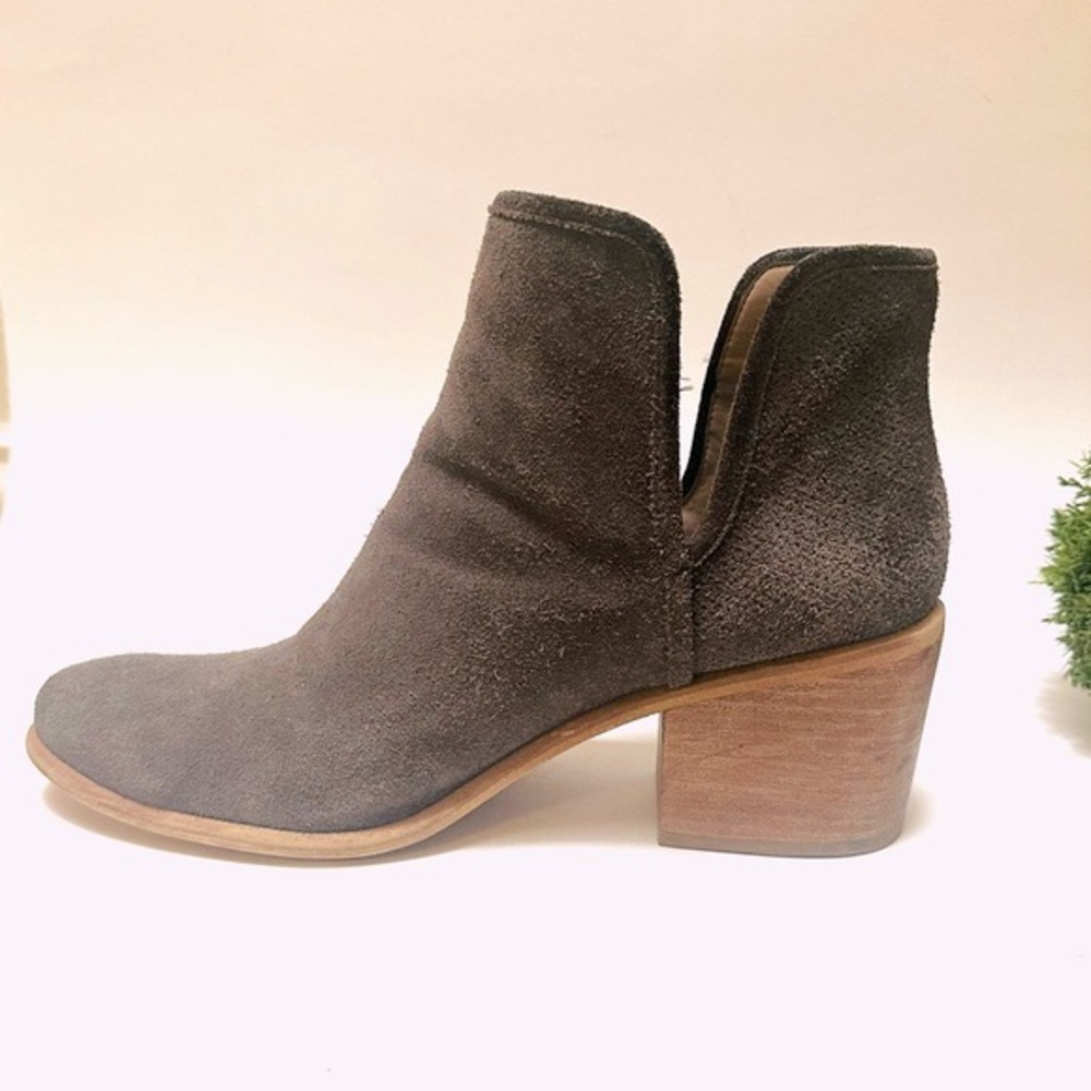Hinge Suede Booties